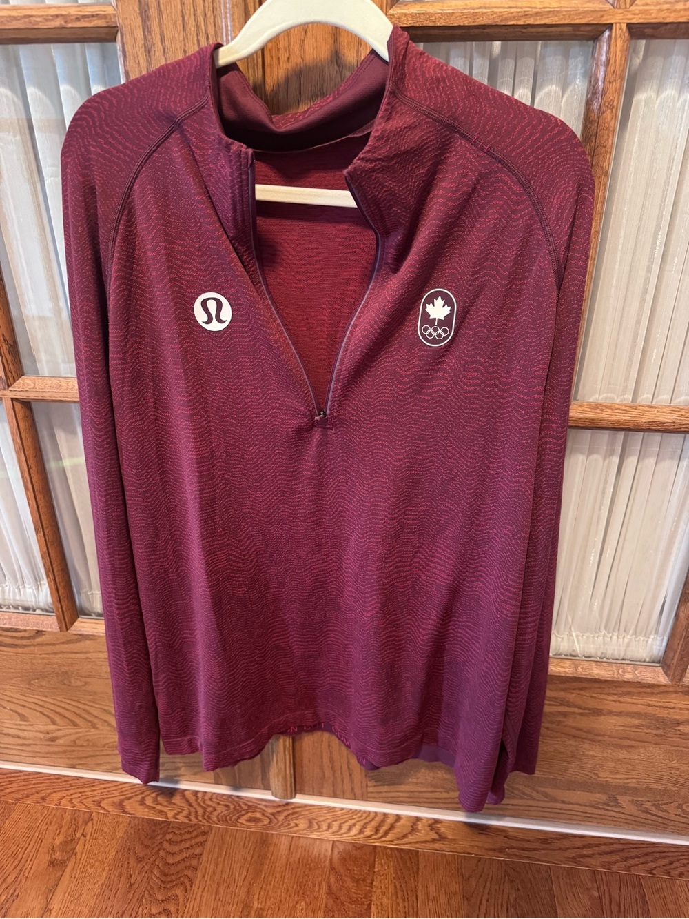 lululemon athletica Men's Half-Zip Pullover - Maroon